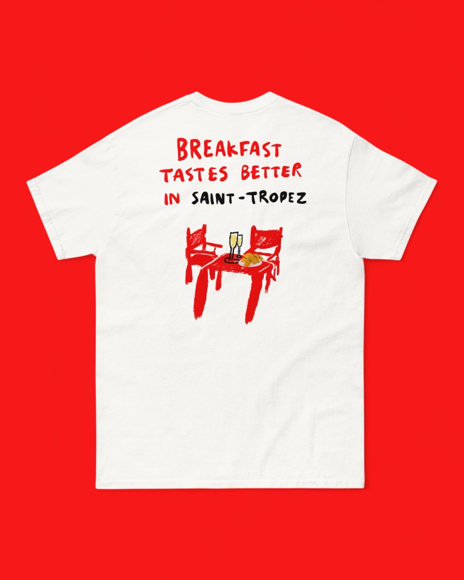 T-shirt BREAKFASTS in ST-TROPEZ